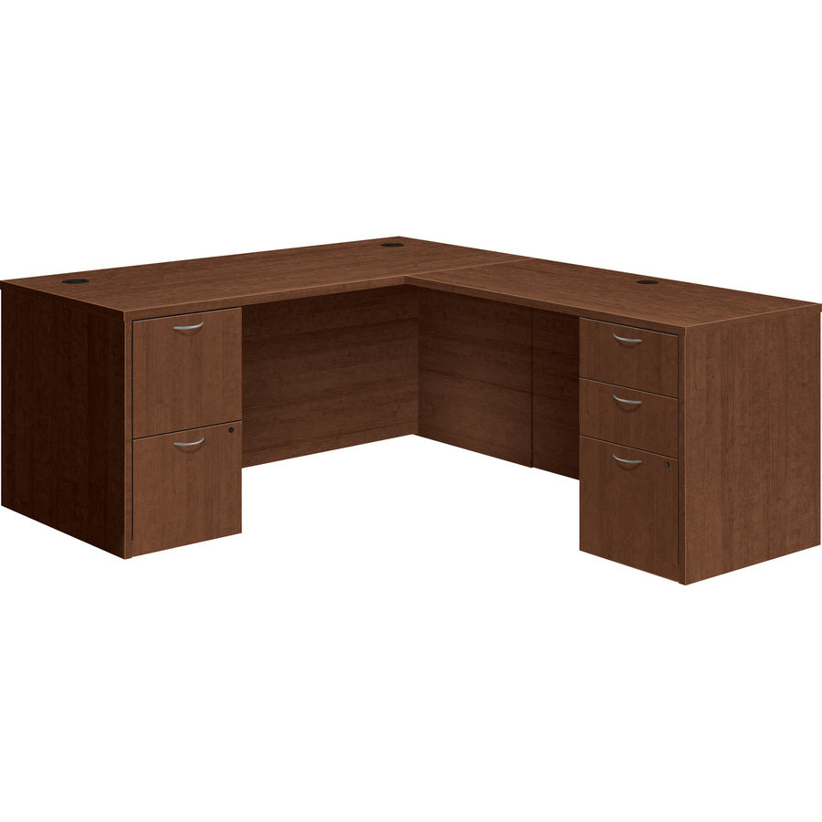 HON Foundation Shaker Cherry Laminate Desking - 2-Drawer - LMFFF