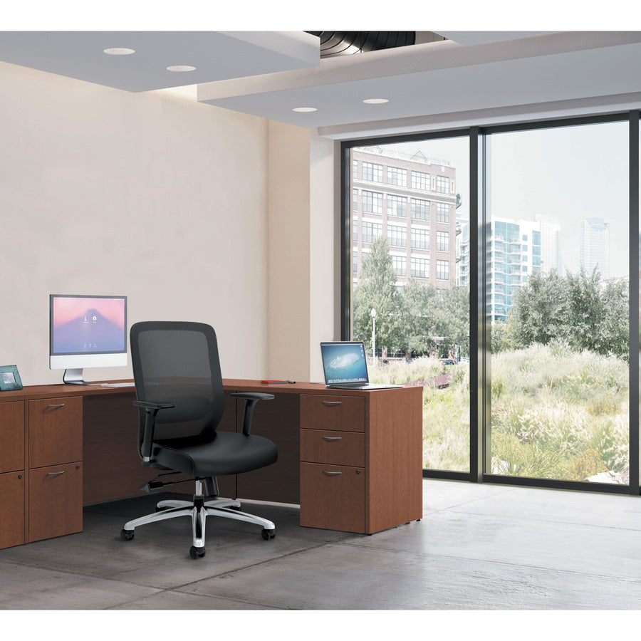 HON Foundation Shaker Cherry Laminate Desking - 2-Drawer - LMFFF