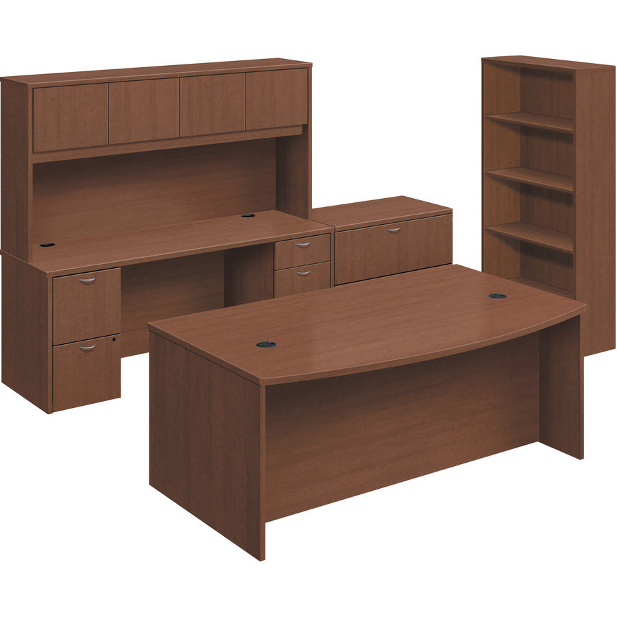 HON Foundation Shaker Cherry Laminate Desking - 2-Drawer - LMFFF