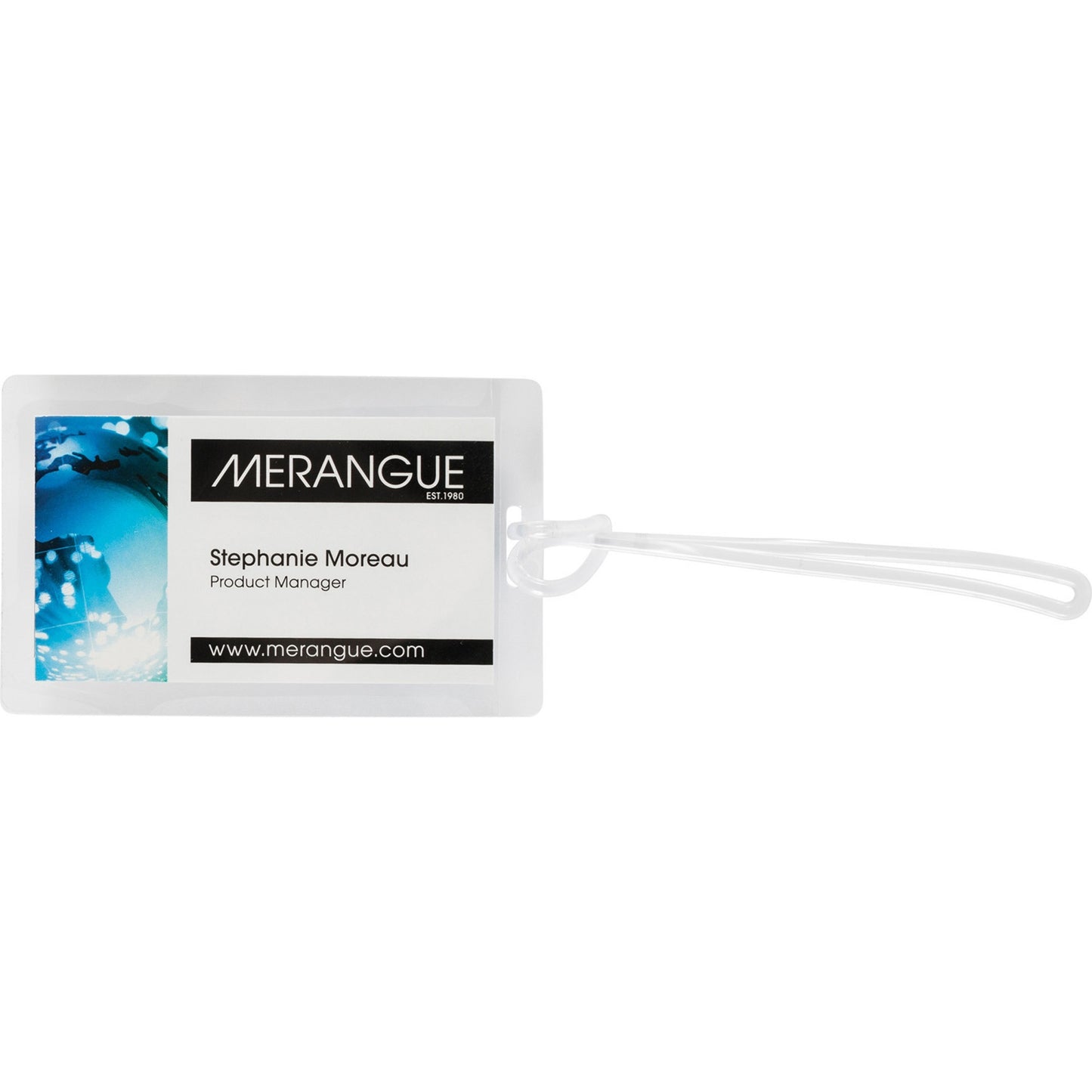 Merangue Self Laminating Luggage Tags