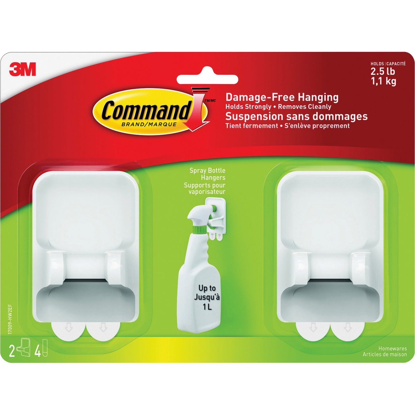 Command Spray Bottle Hangers