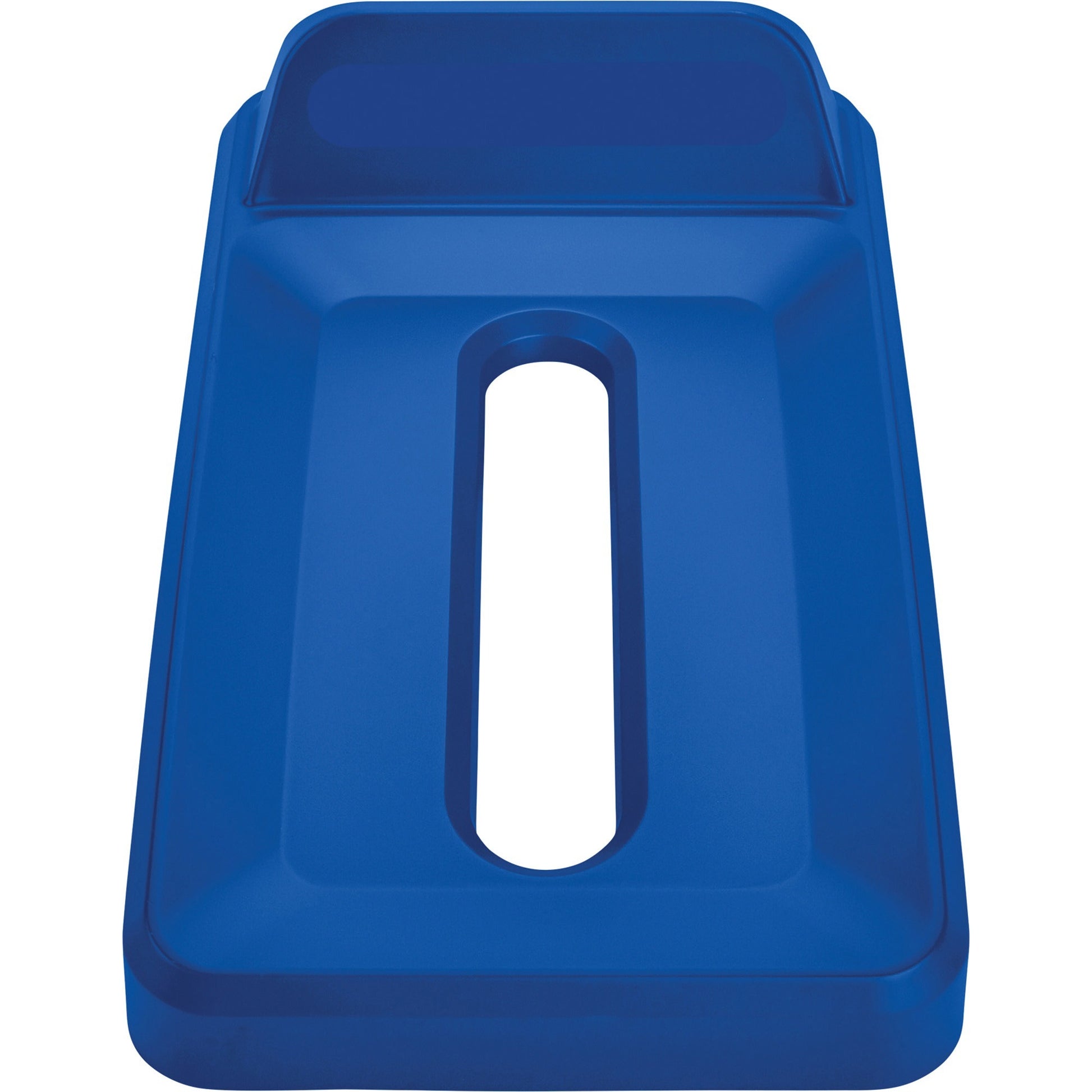 Rubbermaid Commercial Slim Jim Vertical Lid Paper Blue