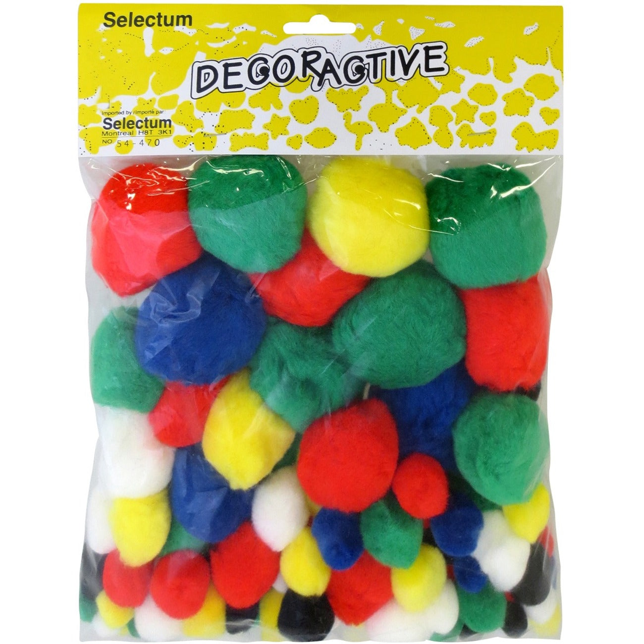 Selectum Decorative Pom Pom's Assorted Colours