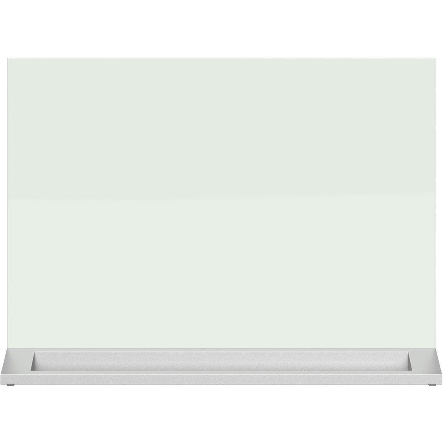 Quartet Glass Desktop Dry-Erase Panel, Frameless, 23" x 17" - 3413826909