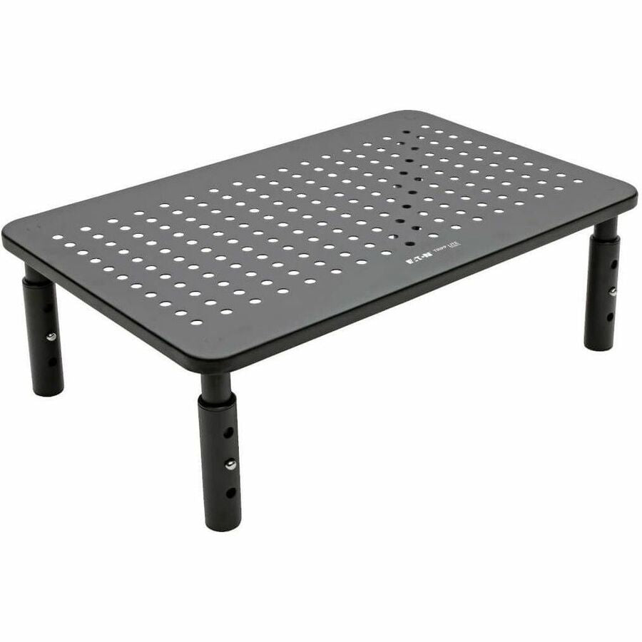 Tripp Lite series Monitor Riser for Desk, 14 x 9 in. - Height Adjustable, Metal, Black - MR1411M