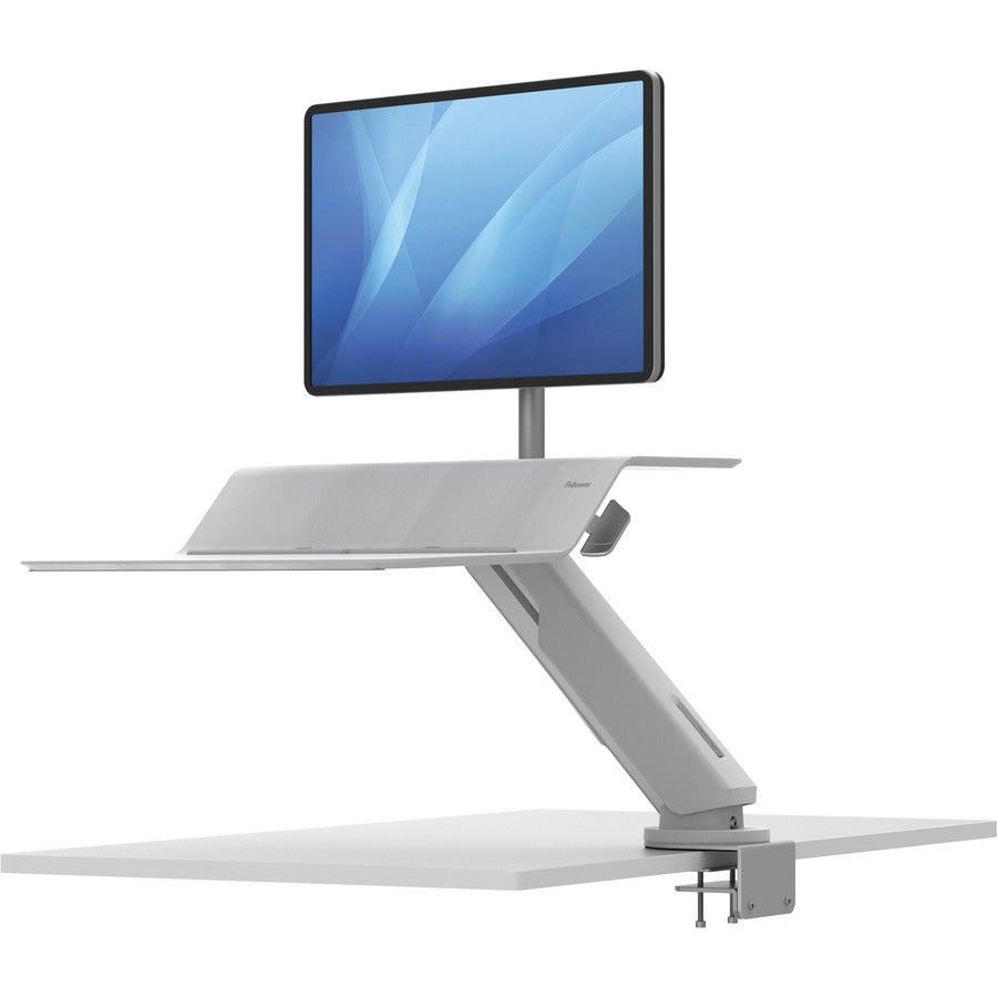Fellowes Lotus™ RT Sit-Stand Workstation White Single - 8081701