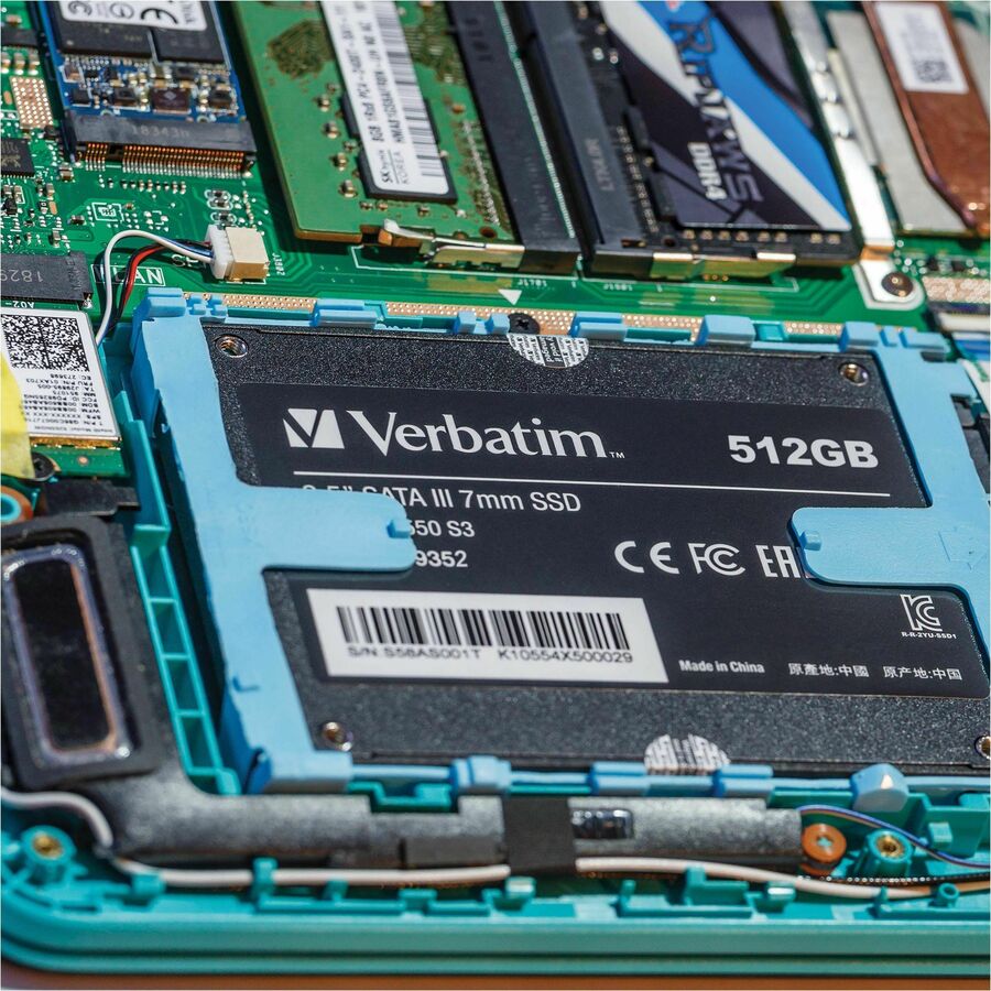 Verbatim Vi550 S3 512 GB Solid State Drive - 2.5" Internal - SATA (SATA/600) - 49352