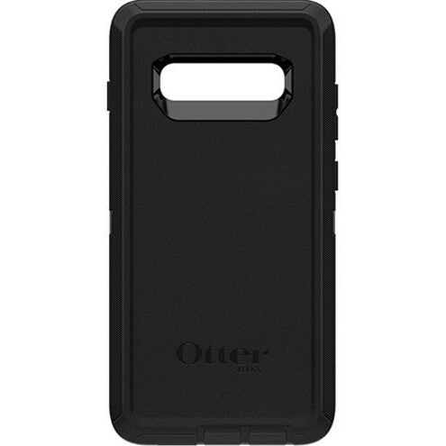 OtterBox Defender Rugged Carrying Case (Holster) Samsung Galaxy S10+ Smartphone - Black - 77-61411