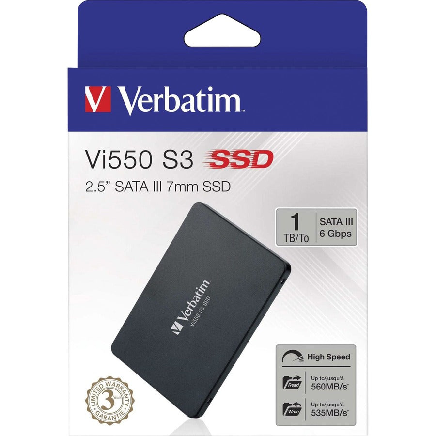Verbatim Vi550 1 TB Solid State Drive - 2.5" Internal - SATA (SATA/600) - 70077