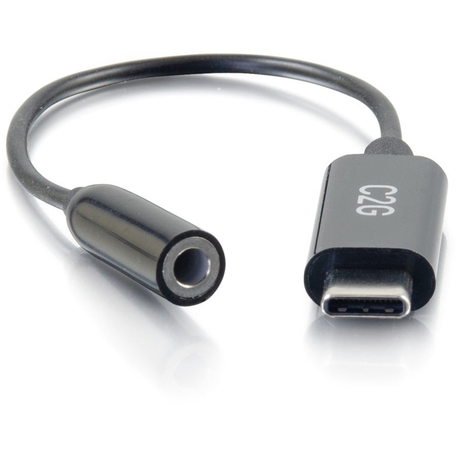 C2G USB C to AUX 3.5mm Audio Adapter Converter - USB Type-C - 54426