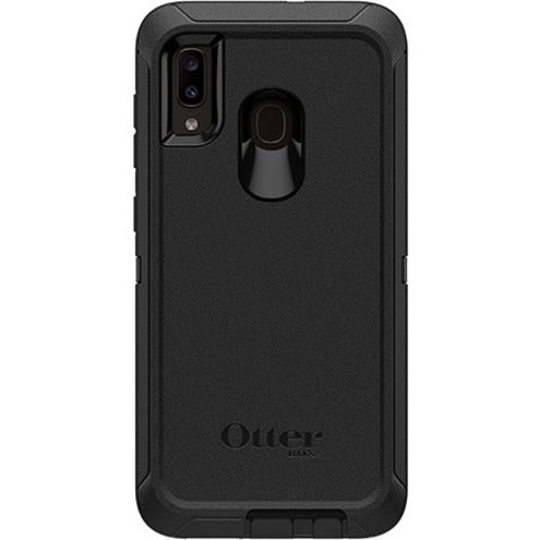 OtterBox Defender Carrying Case (Holster) Samsung Galaxy A20 Smartphone - Black - 77-63347