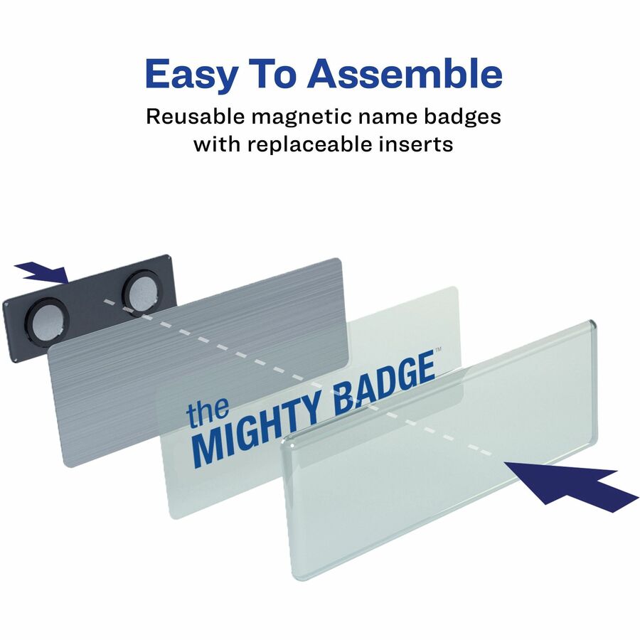 The Mighty Badge® Mighty Badge Professional Reusable Name Badge System - 71200