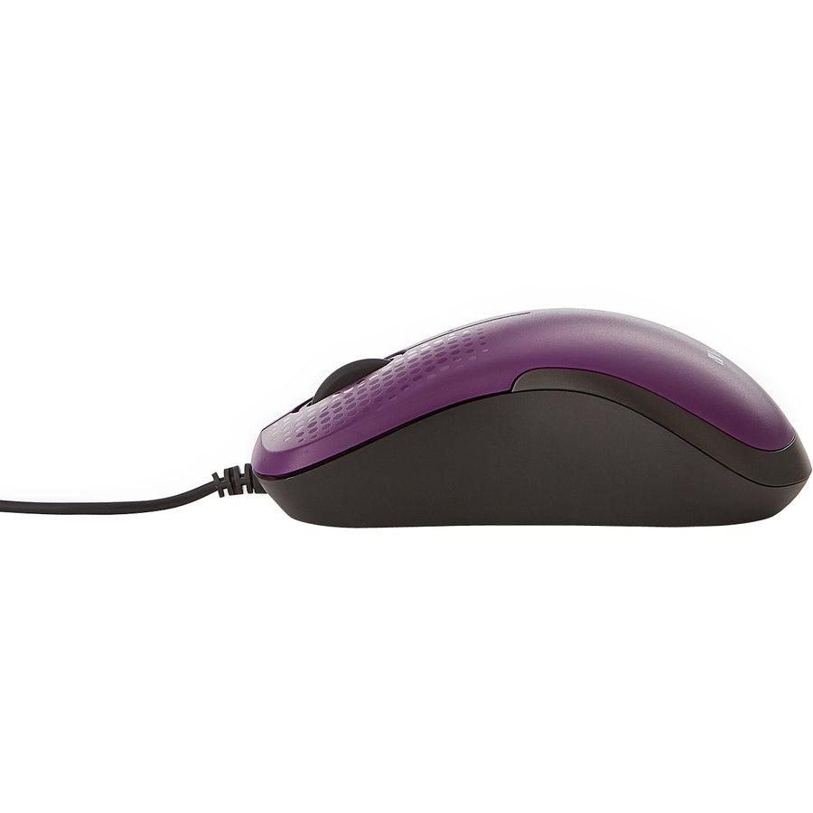 Verbatim Silent Corded Optical Mouse - Purple - 70235