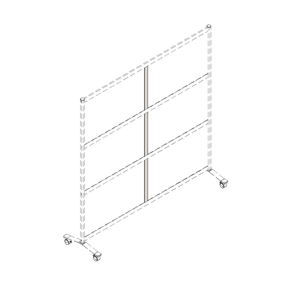 Lorell Vertical Panel Strip for Adaptable Panel System - 90275