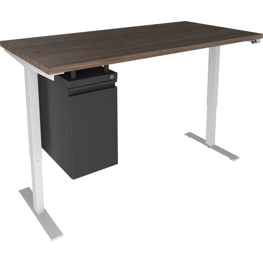 Lorell Slim Hanging Tower File Cabinet with Concealed Drawer - 00045