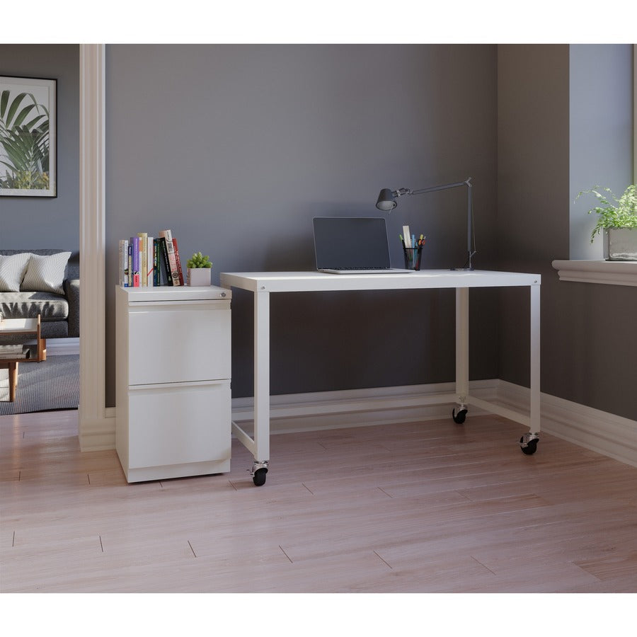 Lorell 20" File/File Mobile File Cabinet with Full-Width Pull - 00050