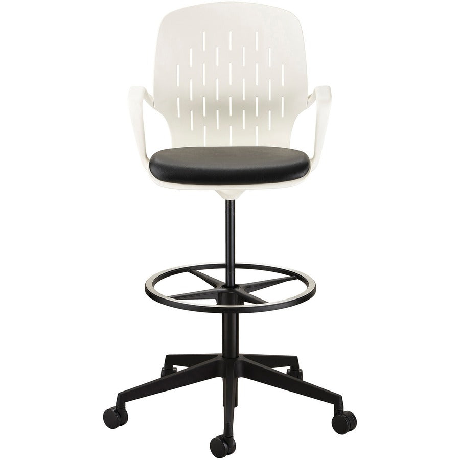 Safco Shell Extended-Height Chair - 7014WH