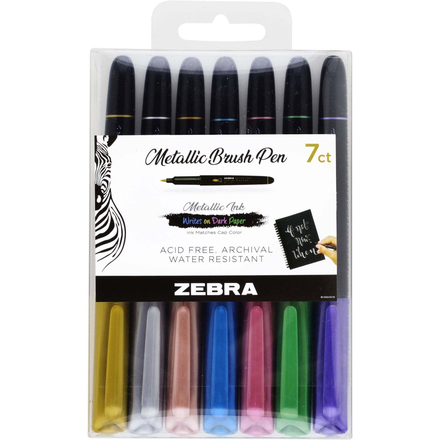 Zebra Pen Metallic Brush Pen Set