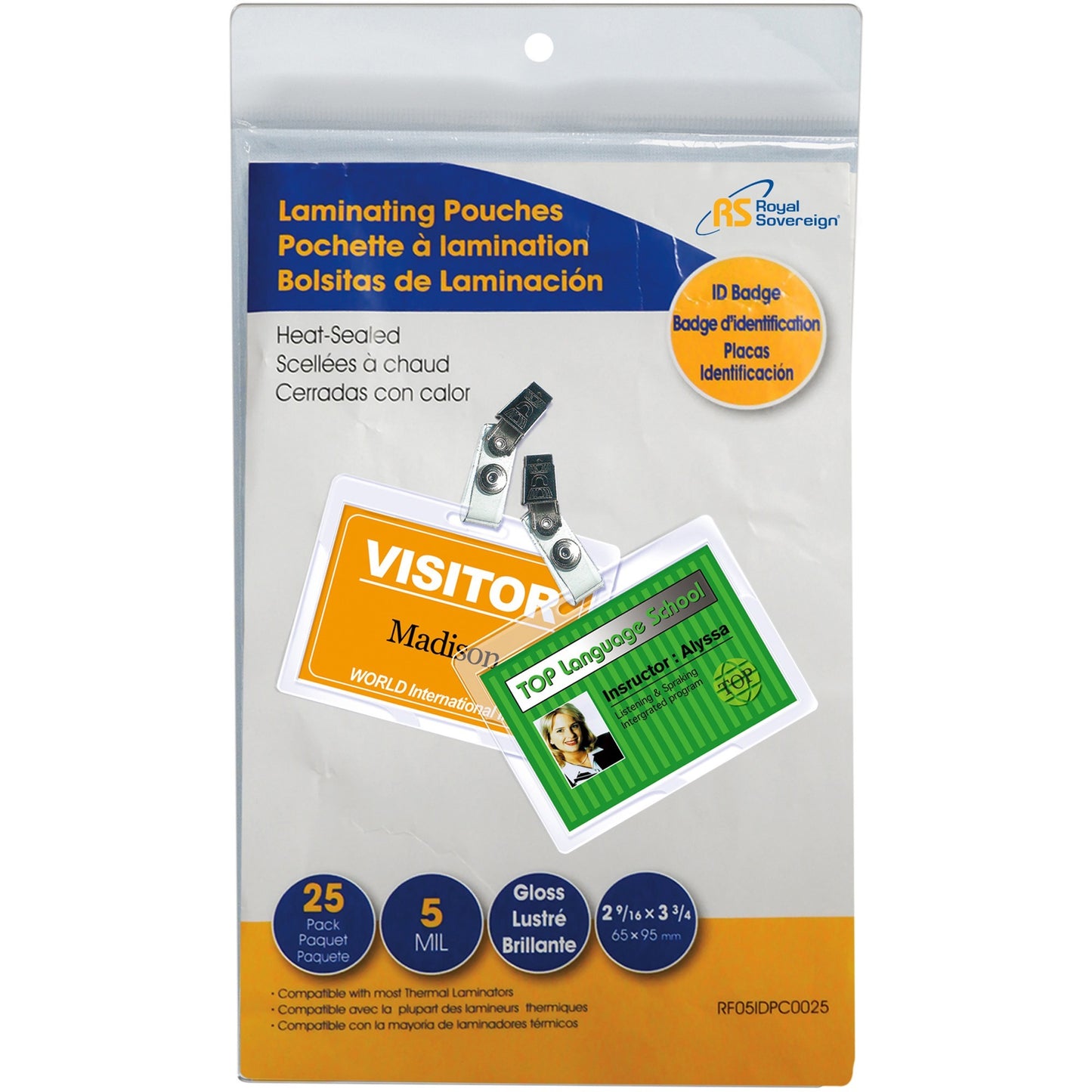 Royal Sovereign 05IDPC0025 Laminating Pouch