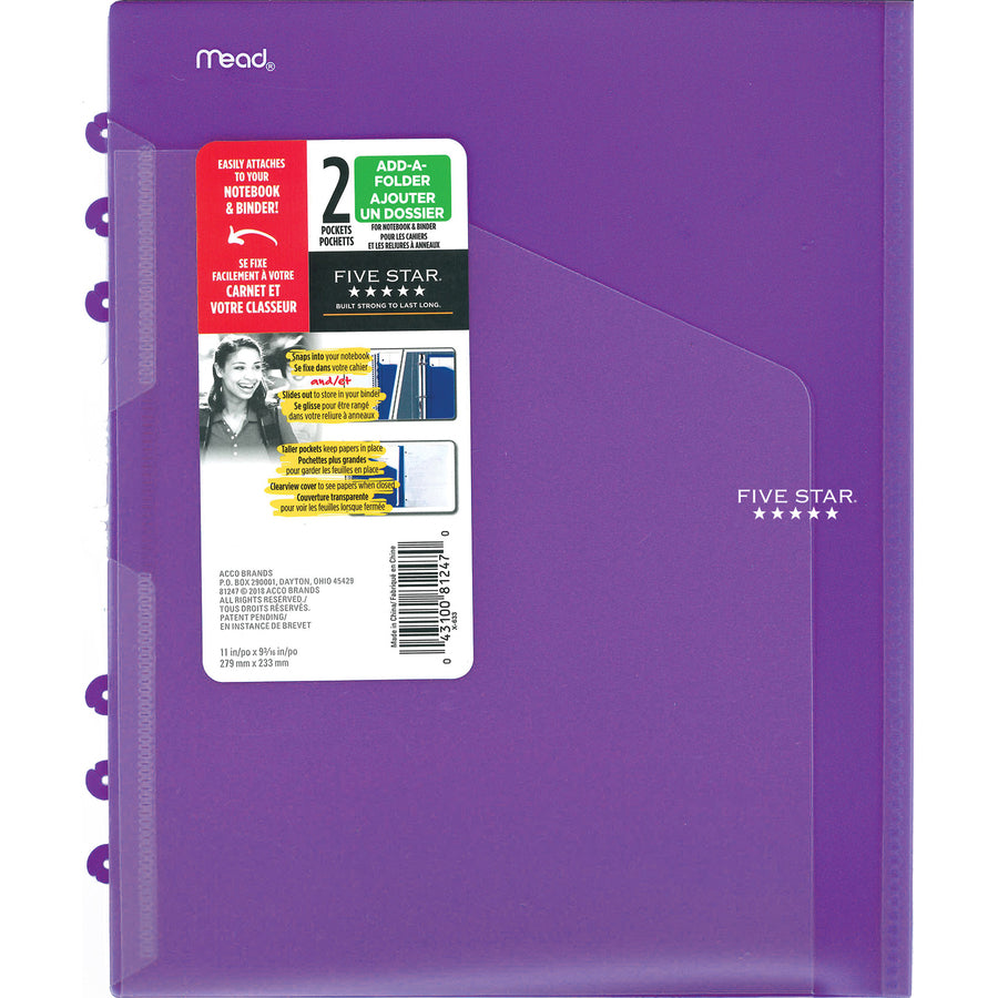 Five Star Notebook Add-A-Folder - 81247