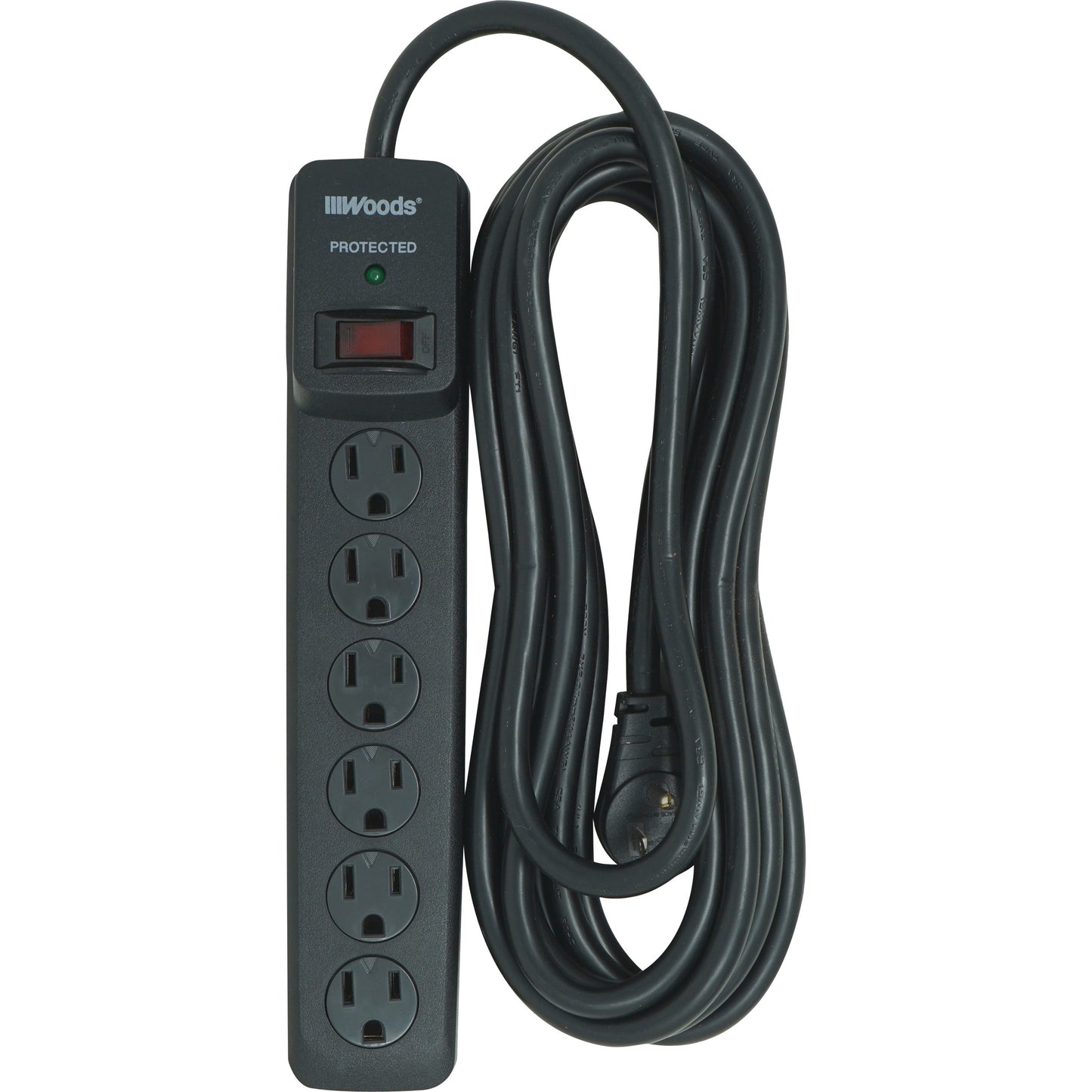 Coleman Cable Woods 6-Outlet Surge Protector