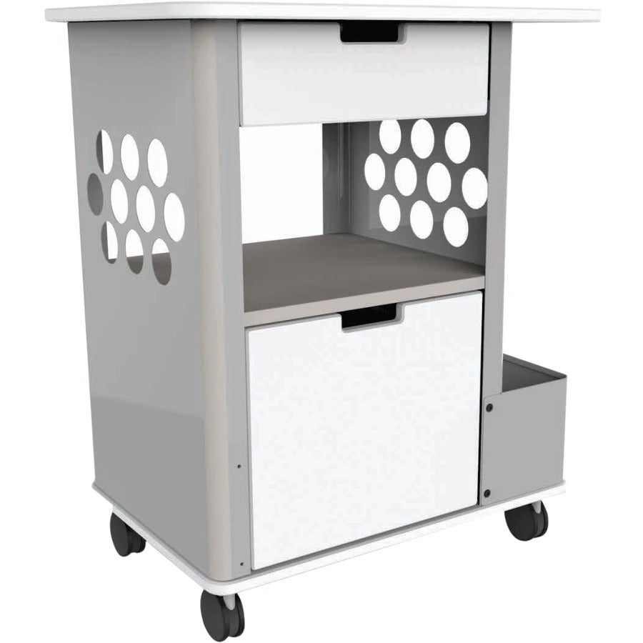 Focal Rolling Storage Cart - 5202WH