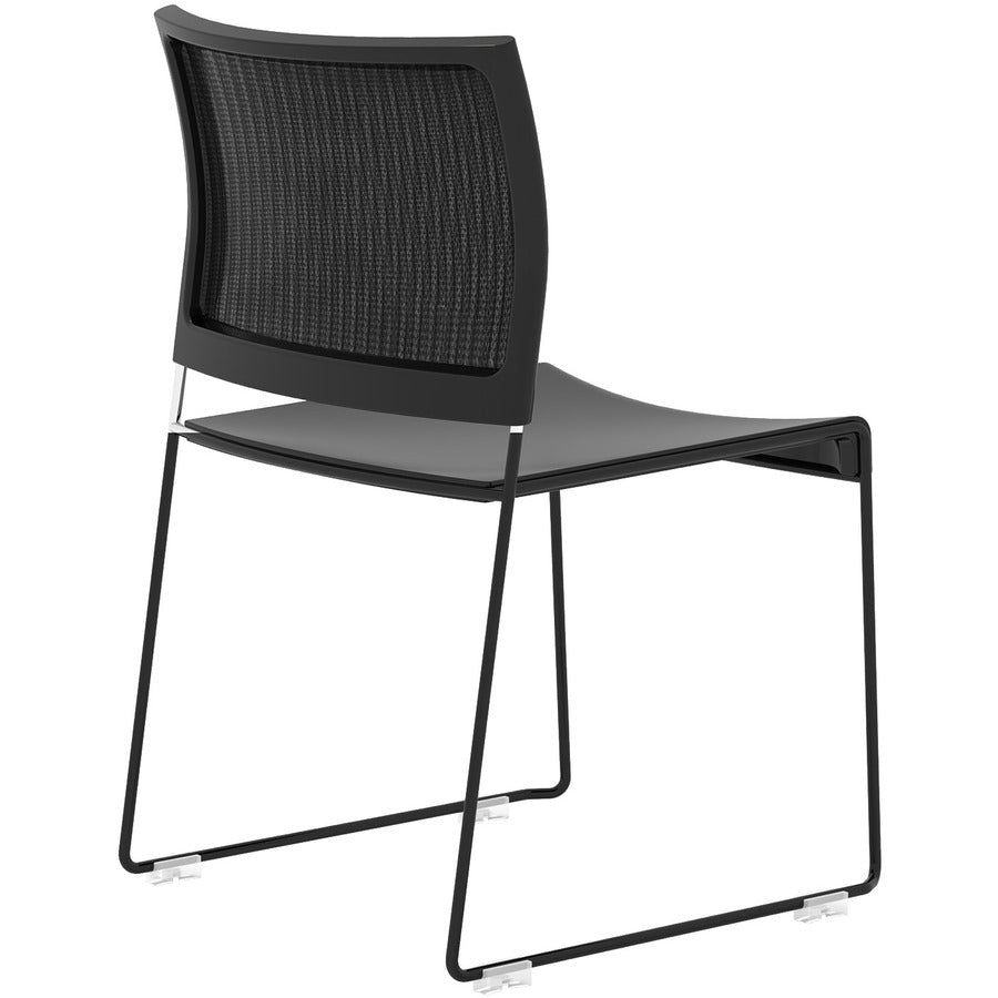 Safco Currant Mesh Back Guest Stack Chairs - 4/CT - 4271BM