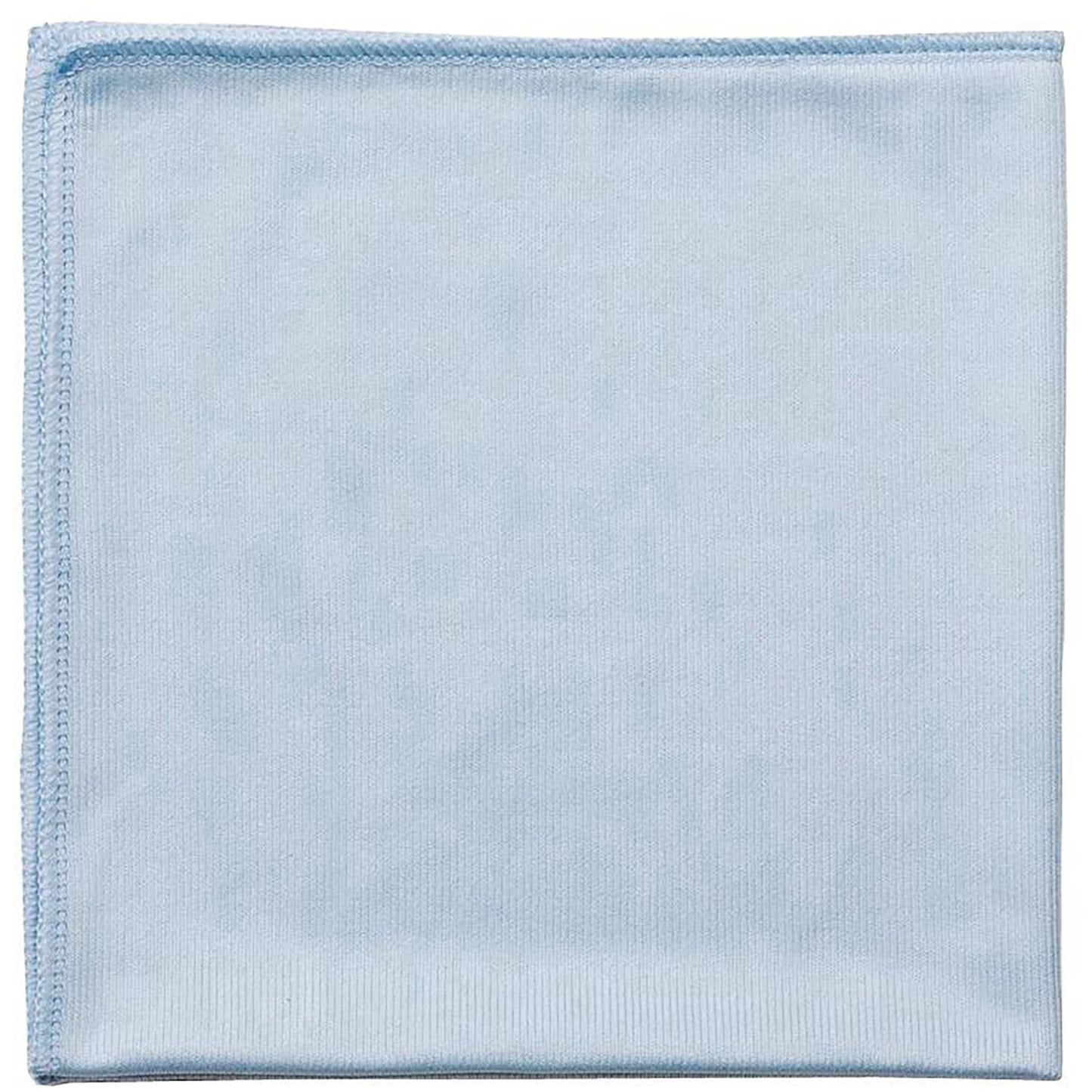 Globe 14""x14"" Glass/Mirror Microfiber Cloth Blue
