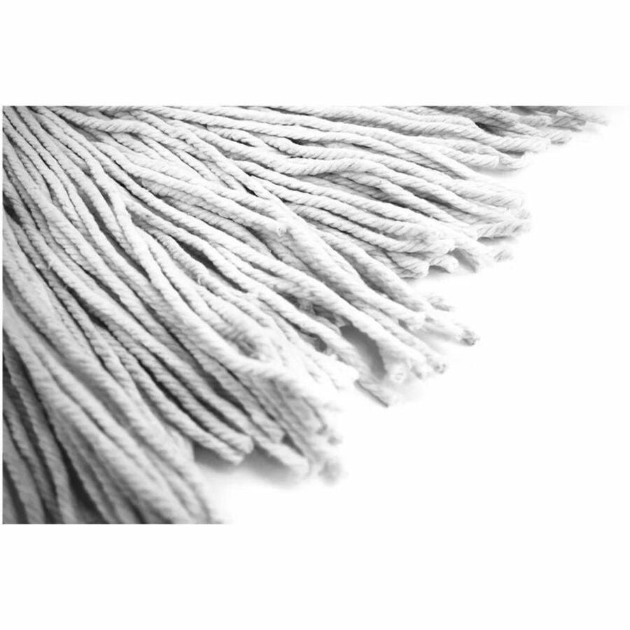 Globe Synthetic Yacht Mop - 12 Oz / 54"L Handle / White - 4016