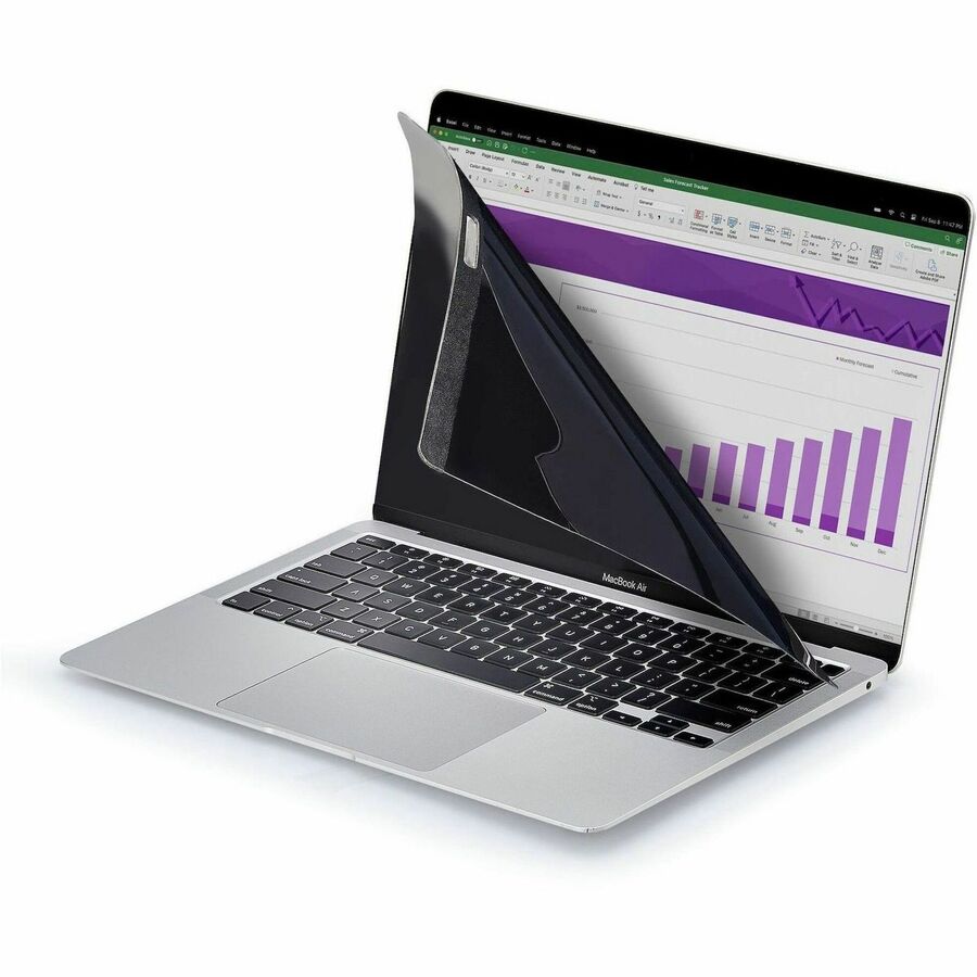 StarTech.com Laptop Privacy Screen for 15 inch MacBook Pro & Air - Magnetic Removable Security Filter - Blue Light Reducing - Matte/Glossy - PRIVSCNMAC15
