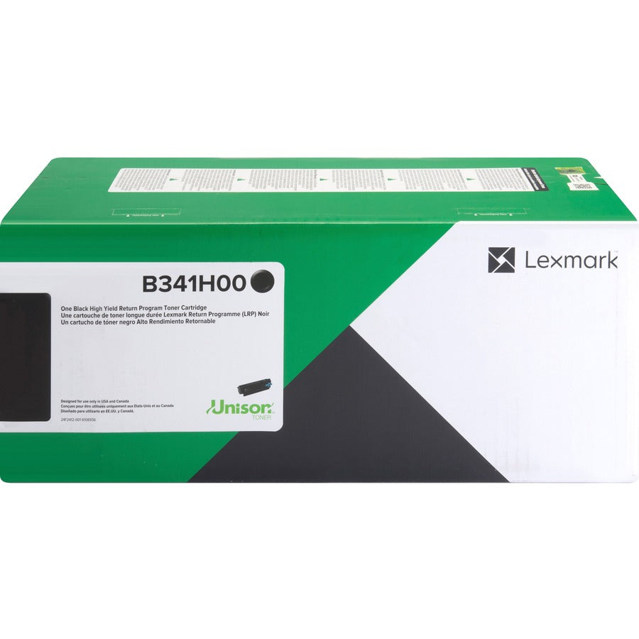 Lexmark Unison Original High Yield Laser Toner Cartridge - Black - 1 Each - B341H00