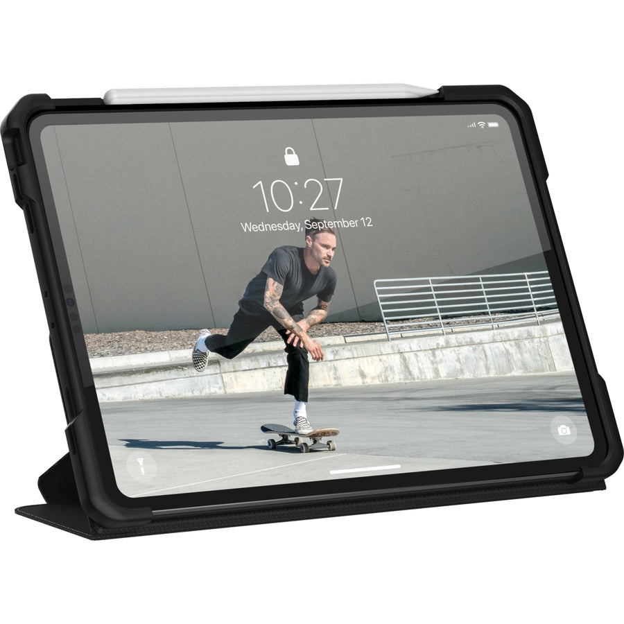Urban Armor Gear Metropolis Carrying Case (Folio) for 11" Apple iPad Pro (4th Generation) Apple Pencil, Stylus, Tablet - Black - 122076114040