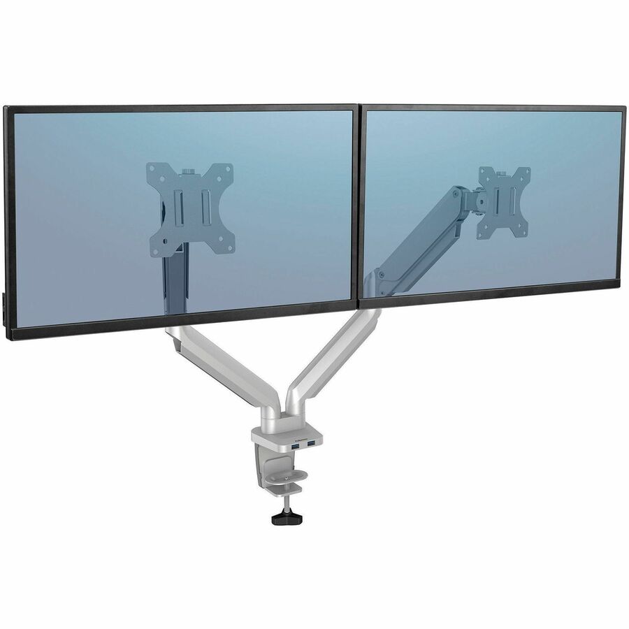 Fellowes Platinum Mounting Arm for Monitor - Silver - 8056501
