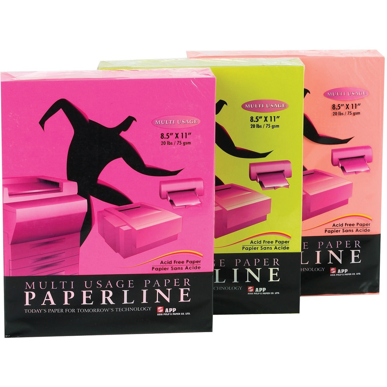 Paperline Colour Paper Multi Usage - Cyber Red (Fuchsia)