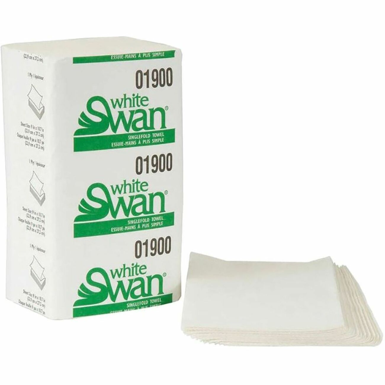 Kruger White Swan® Single fold Towels