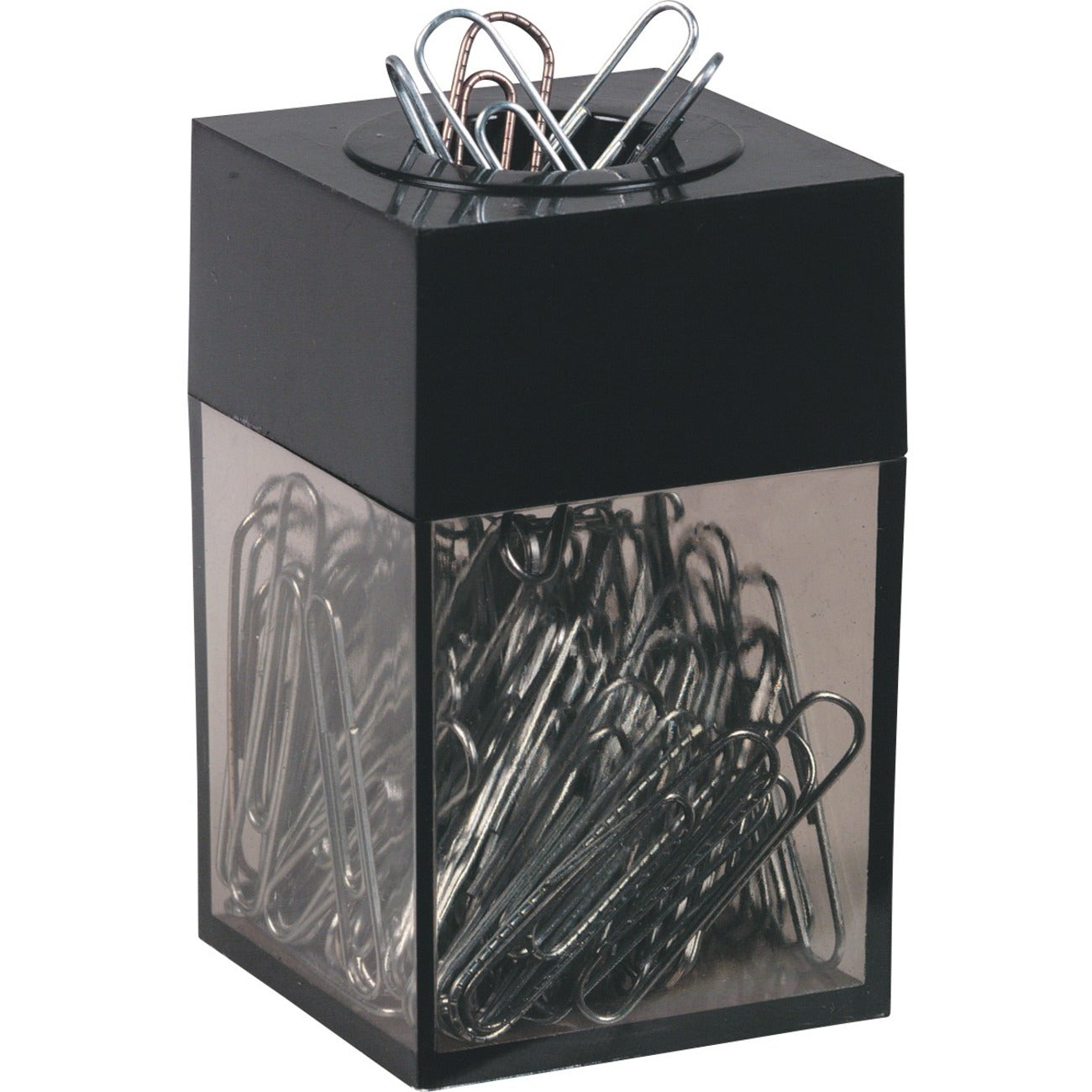 Westcott Smoke Bottom Paper Clip Dispenser