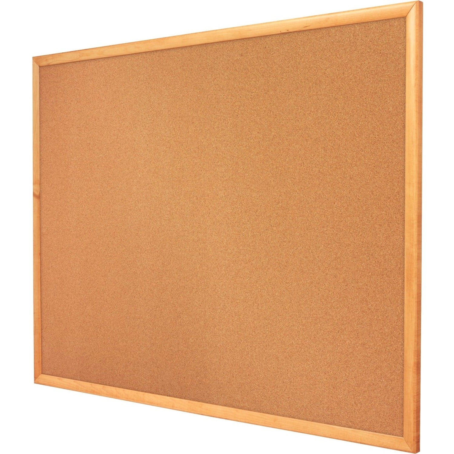 Quartet Standard Cork Bulletin Board, Oak Finish Frame, 2' x 1.5'