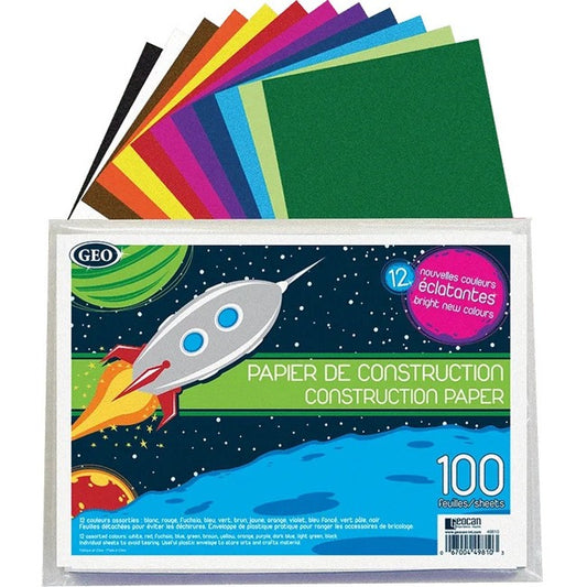 GEO Construction Paper Envelope, 100 Sheets