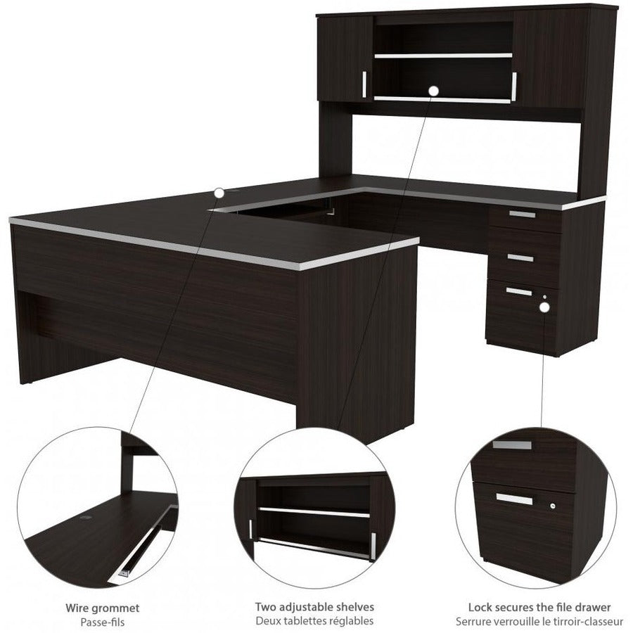 BeStar Ridgeley U-Shaped Workstation - 52414-79