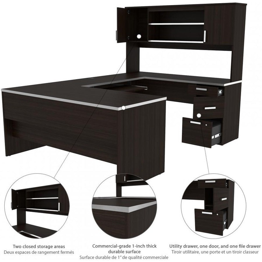BeStar Ridgeley U-Shaped Workstation - 52414-79