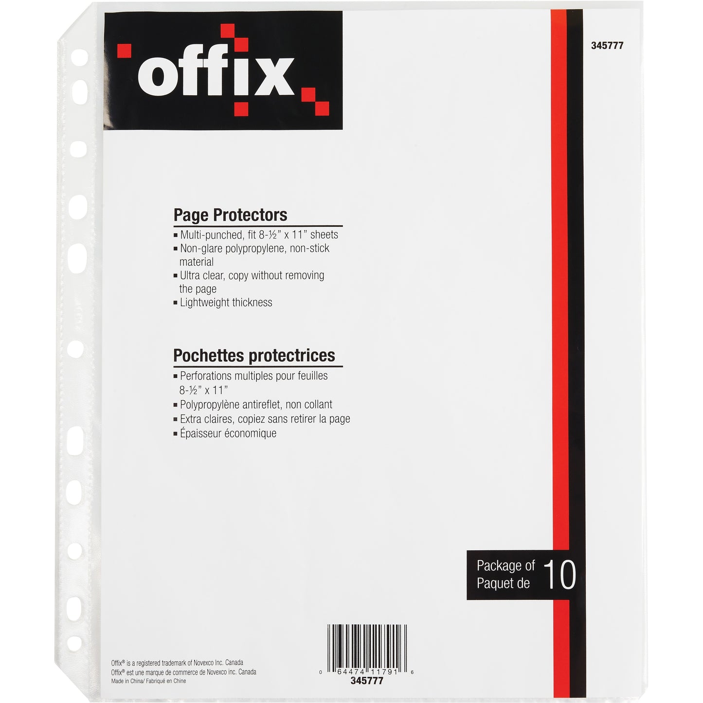 Offix 6447411791 Sheet Protector