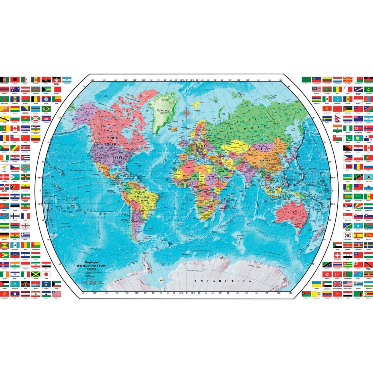 Replogle Globes Map