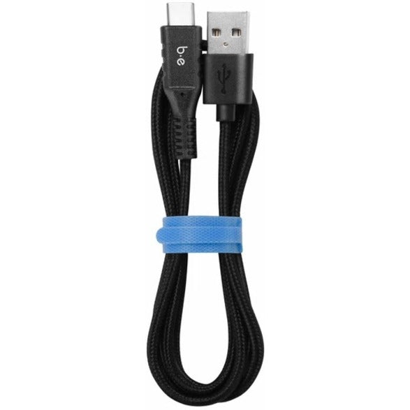 Blu Element Braided Charge/Sync USB-C Cable 4ft Black - B4TCBK