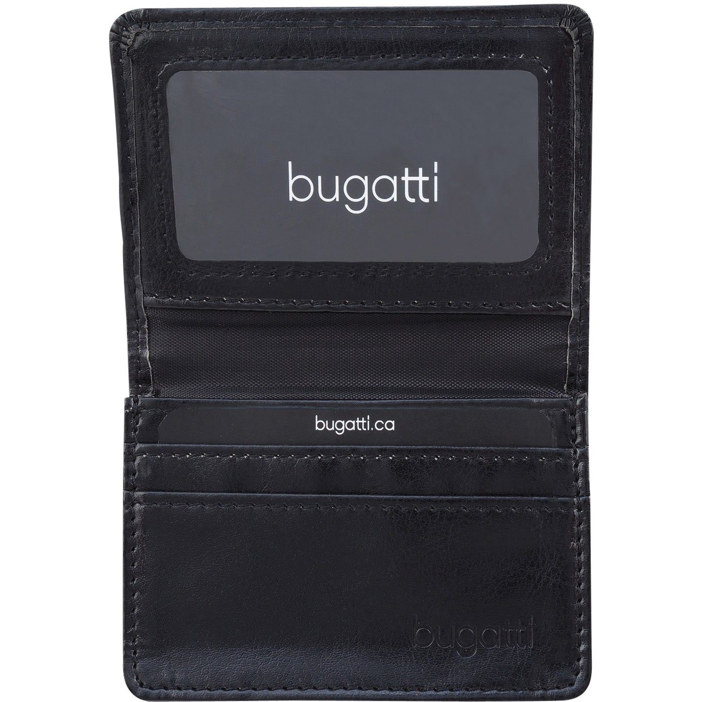 bugatti Carrying Case (Wallet) Credit Card, Business Card, ID Card - Black