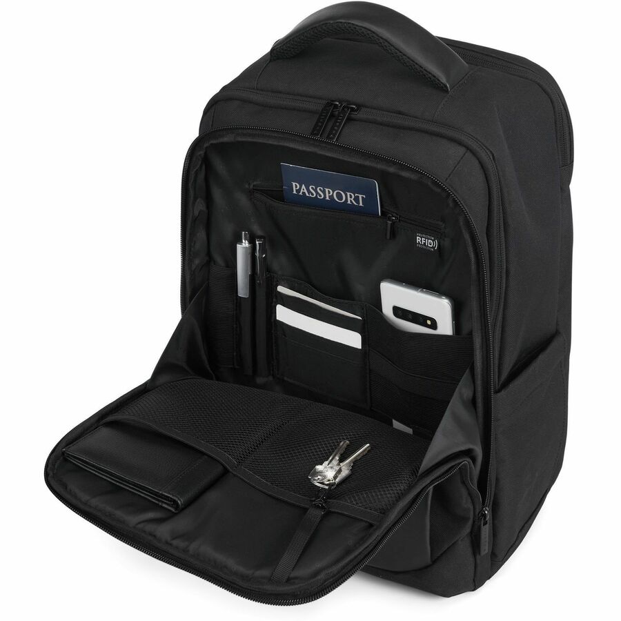 bugatti Carrying Case (Backpack) for 15.6" Notebook, Accessories, Tablet - Black - BKP106-BLACK