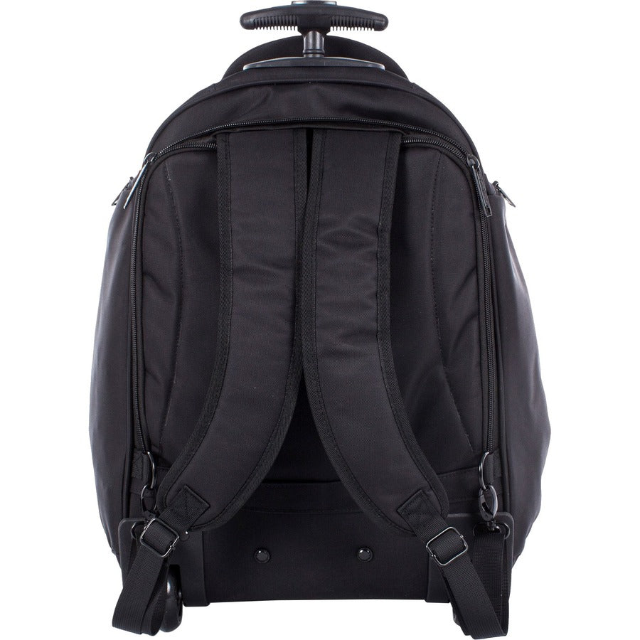 Swiss Mobility Carrying Case (Backpack) for 15.6" Wheel, Computer - Black - BKPW1018SMBK