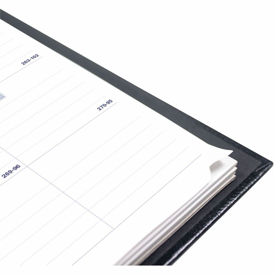 Blueline MiracleBind CoilPro Monthly Planner, 11" x 9-1/6" , Bilingual, Black - CF1512C.81B