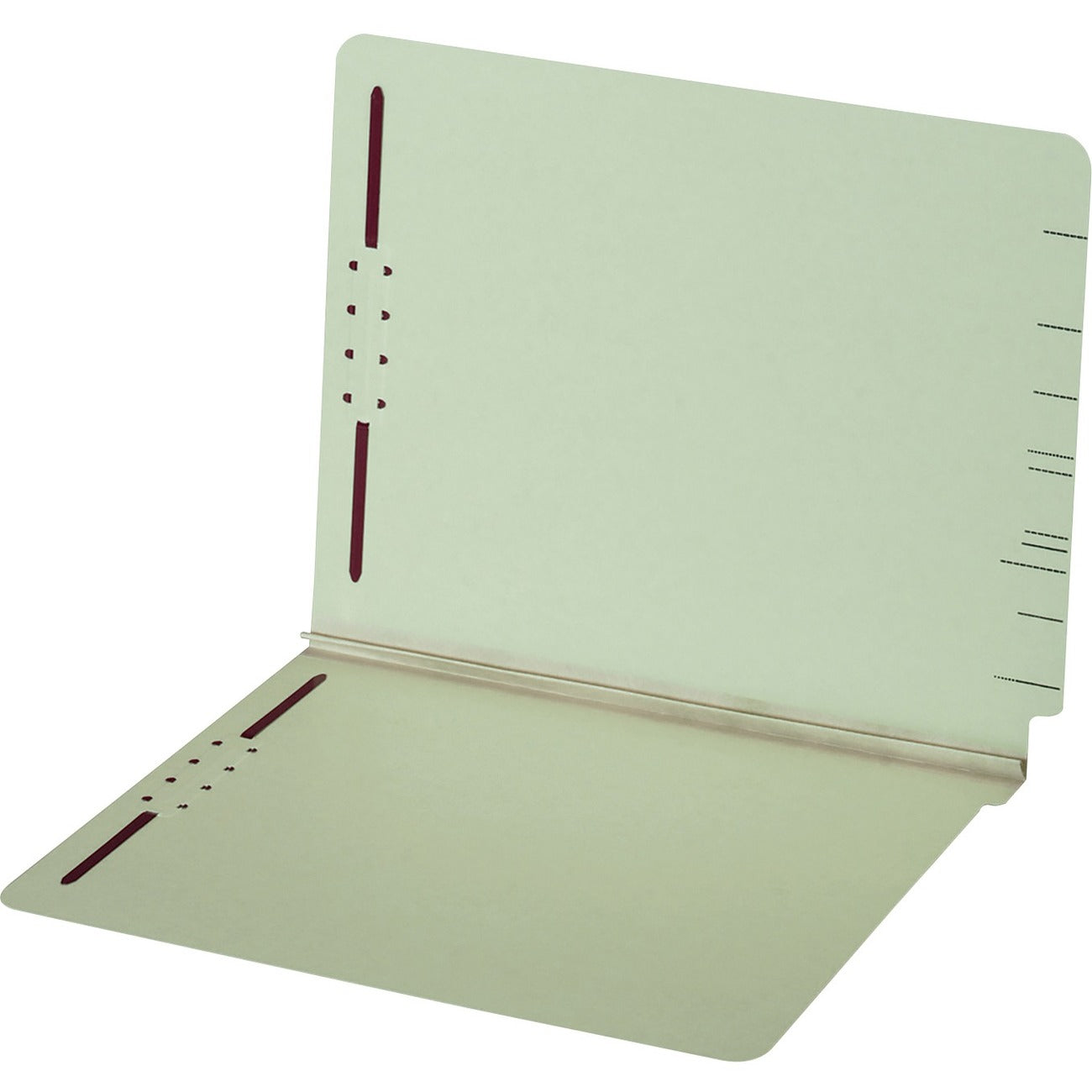 Globe-Weis Straight Tab Cut Letter Recycled Fastener Folder