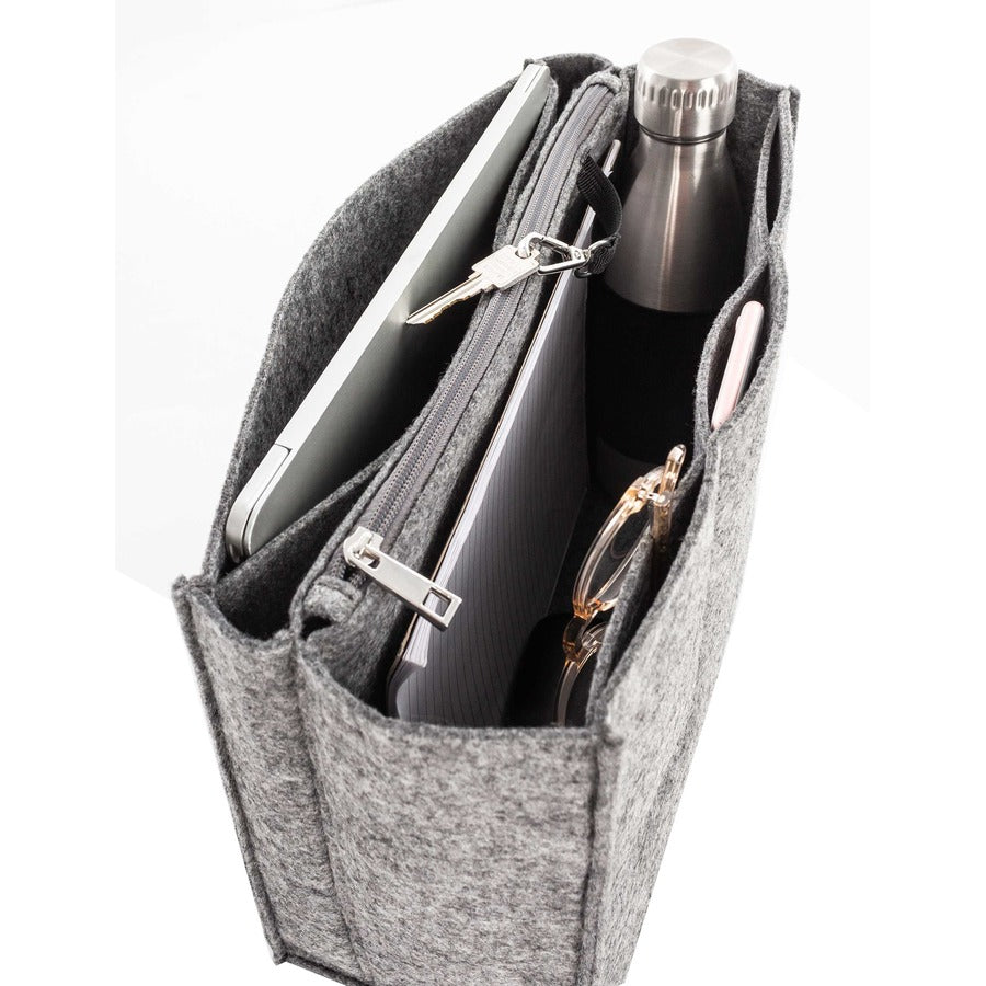 bugatti Carrying Case (Tote) for 14" Notebook, Tablet, Bottle, Accessories - Black - LBG5054BU-BLACK