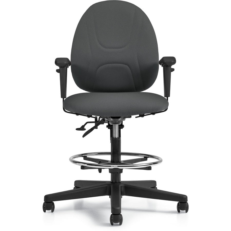 Offices To Go Beta | Posture Task Drafting Stool with Arms - MVL2719 JN02